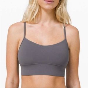 Lululemon Flow Y Long Line Dark Carbon 6